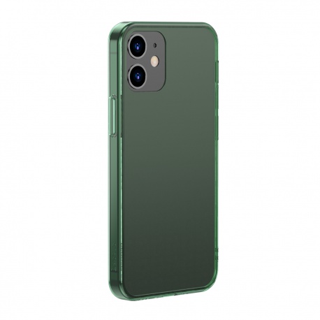 Baseus Frosted Glass Protective Case for iPhone 12 / 12 Pro 6.1 Transparent Green