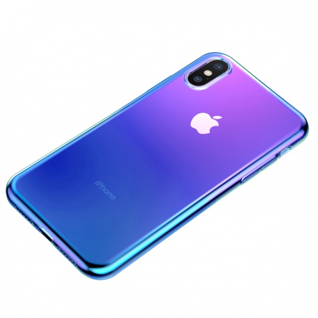 Baseus Glow Case for iPhone X / XS Transparent Blue