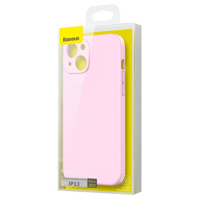 Baseus Liquid Gel Protective Case for iPhone 13 Pink