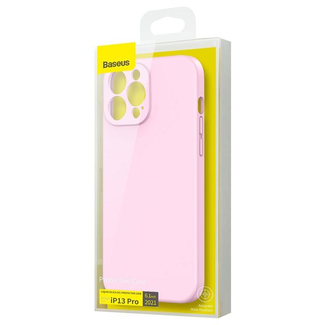 Baseus Liquid Gel Protective Case for iPhone 13 Pro Pink