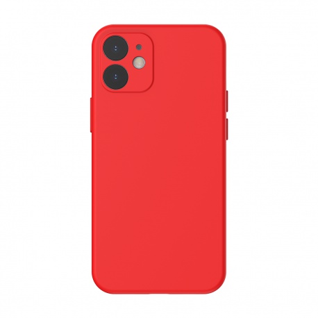 Baseus Liquid Silica Gel Protective Case for iPhone 12 6.1 Red
