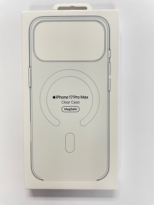 Clear Case with MagSafe for iPhone 17 Pro Max 6.9", Super Copy1:1, Button Ver(with Pop-up Animation in Card Pack Shape), w/retail