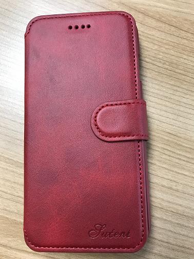 Cowhide Leather Wallet Case for iPhone 7/8/SE2 (2020) 4.7"