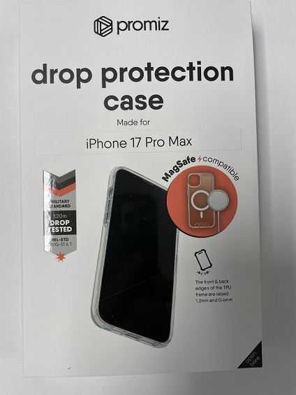 Drop Protection Case (Magsafe Compatible) - Clear, Apple iPhone 17 Pro Max