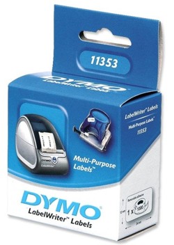 Dymo labels 13 x 25 mm, 1000 ks, for LabelWriter