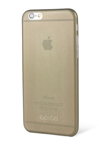 EPICO TWIFFY MATT, ultratenk obal pro iPhone 6 Plus - ern transparentn