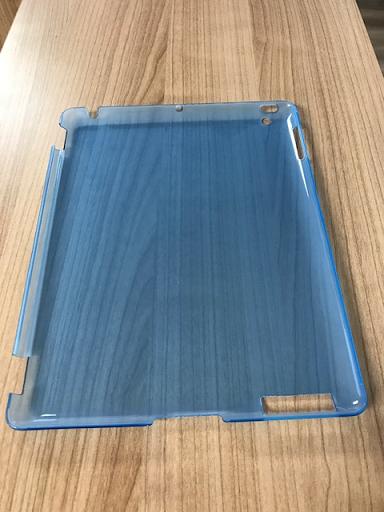Frosted PC Back Casefor iPad 2/3/4 - blue