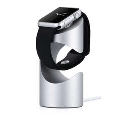 Just Mobile TimeStand nabjec stojnek pro Apple Watch stbrn