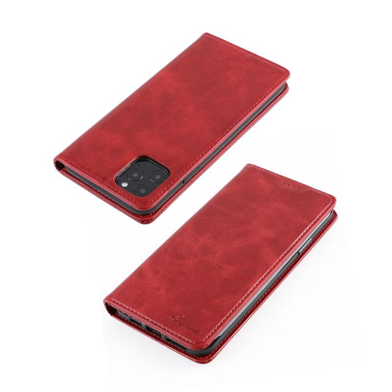 Magnetic Closure Compact Leather Case for iPhone 11 Pro (5.8")