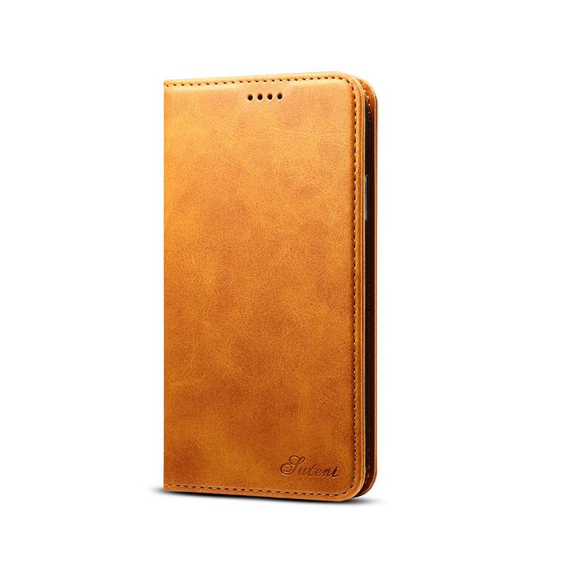 Magnetic Closure Compact Leather Case for iPhone 11 Pro (5.8")