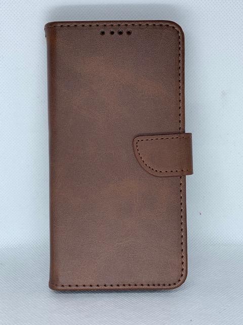 Magnetic Snap Cowhide Texture Leather Case for iPhone 13 Pro (6.1"), 5pcs, Brown