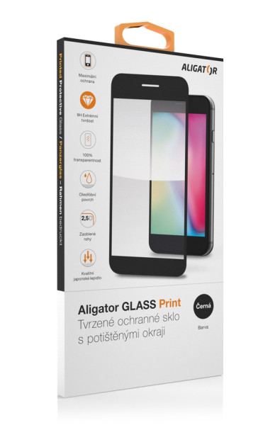Ochrana displeje GLASS PRINT iPhone 14/13/13 Pro ern 6,1"