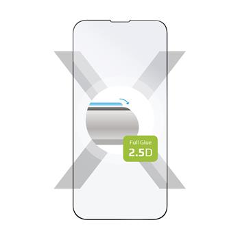 Ochrann tvrzen sklo FIXED Full-Cover pro Apple iPhone 13 Mini, lepen pes cel displej, ern
