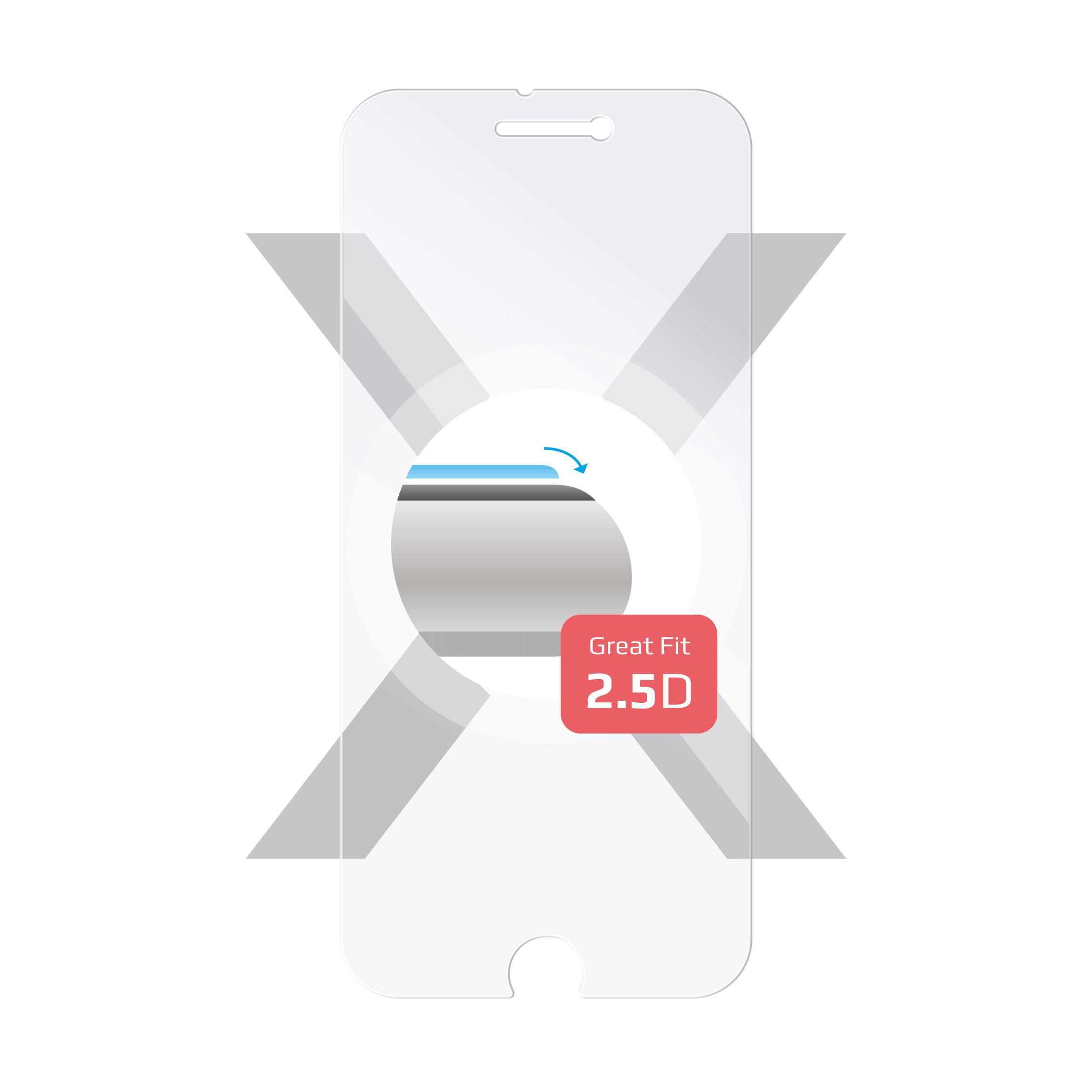 Ochrann tvrzen sklo FIXED pro Apple iPhone 6/6S/7/8/SE (2020), ir