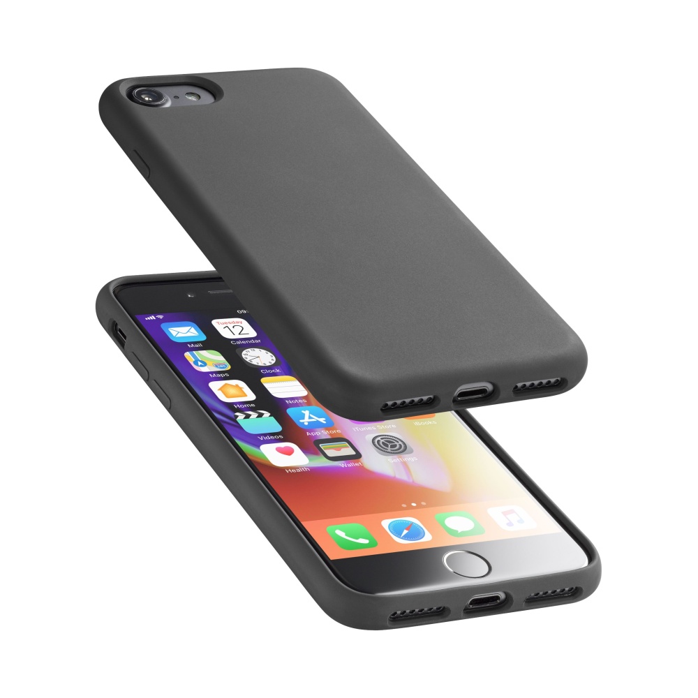 Ochrann silikonov kryt Cellularline Sensation pro Apple iPhone 6/7/8/SE (2020), ern