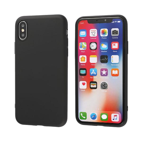 Precise Hole Silicone Case for iPhone X (5.8"), 5pcs