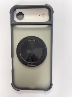 SAIYUE 360� CD Texture Rotating Stand Acrylic 2-in-1 Protective Case for iPhone Air 6.5" 2025, w/retail package