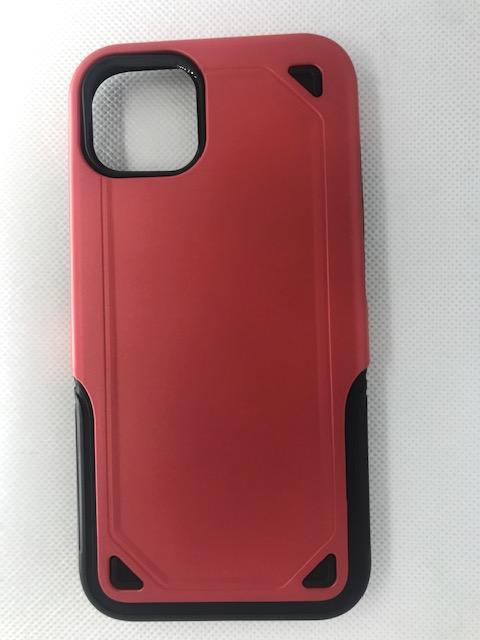 Spigen Hybrid Armor Case for iPhone 13 (6.1"), No Logo, 5pcs, Red