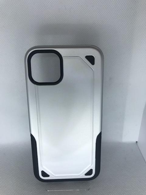 Spigen Hybrid Armor Case for iPhone 13 (6.1"), No Logo, 5pcs, Silver