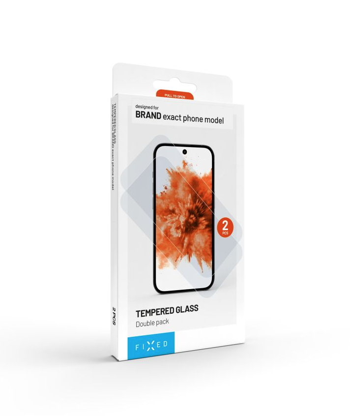 Tvrzen sklo FIXED pro Apple iPhone 17 Pro Max, 2ks, ir