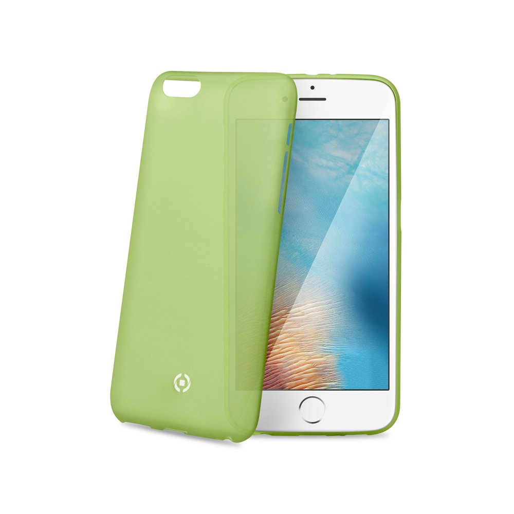 Ultra tenk TPU pouzdro CELLY Frost pro Apple iPhone 7/8, 0,29 mm, zelen