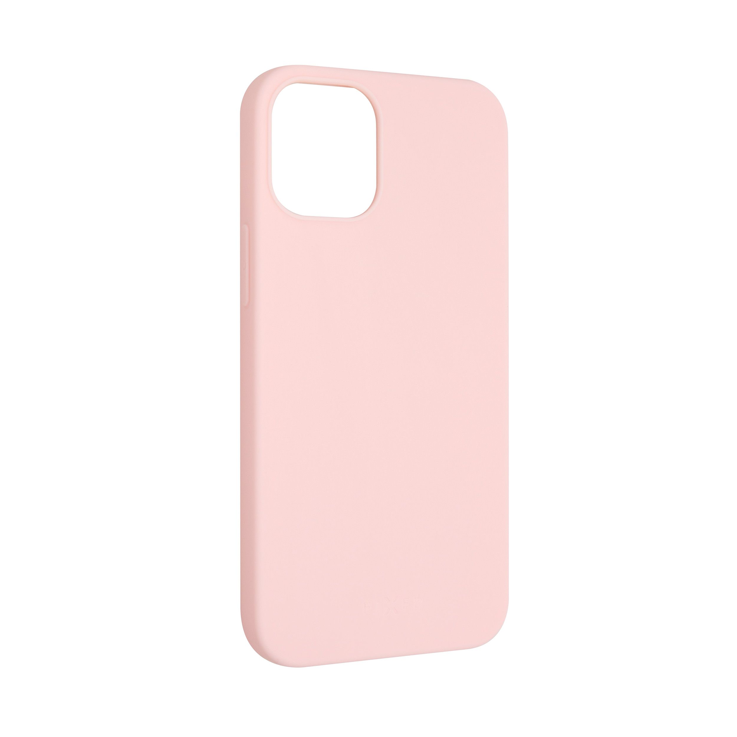 Zadní pogumovaný kryt FIXED Story pro Apple iPhone 12 mini, růžový